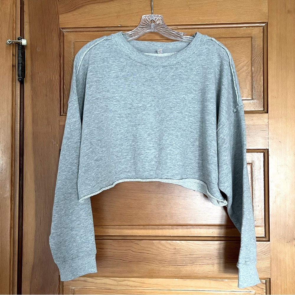 Cropped Sweatshirt 🩶